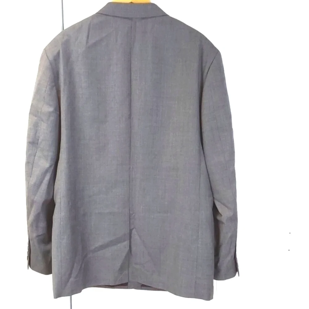 Tollegno 1900 J.Crew Crosby |Gray Charcoal Wool Suit Coat Neutral Luxury Sz.46r